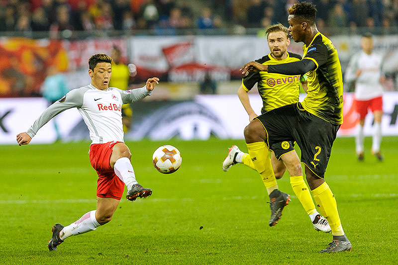 © ORF.at/Christian Öser Szene aus dem Spiel Salzburg - Dortmund