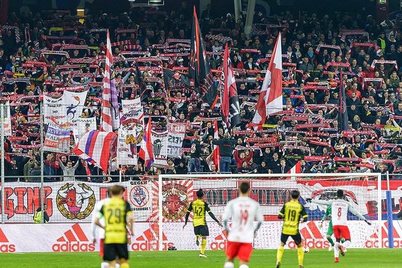 © ORF.at/Christian Öser Szene aus dem Spiel Salzburg - Dortmund