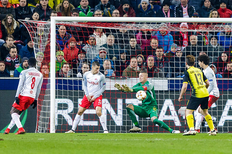 © ORF.at/Christian Öser Szene aus dem Spiel Salzburg - Dortmund