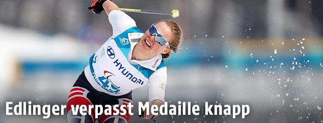 Langläuferin Carina Edlinger