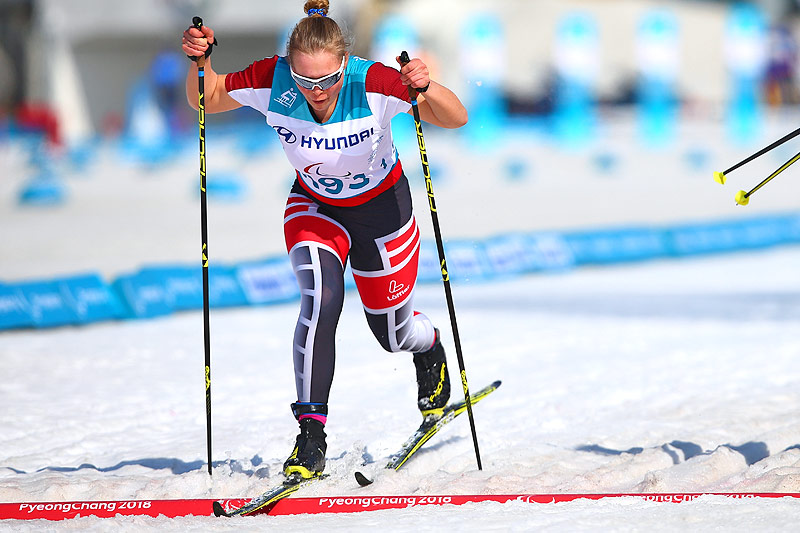 © GEPA/Christopher Kelemen Zieleinlauf von Carina Edlinger