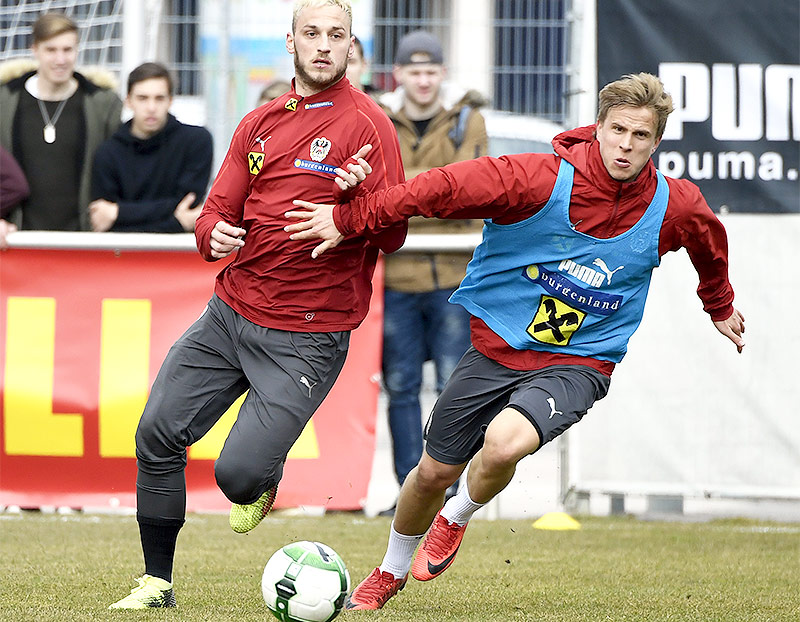 Marko Arnautovic und Moritz Bauer