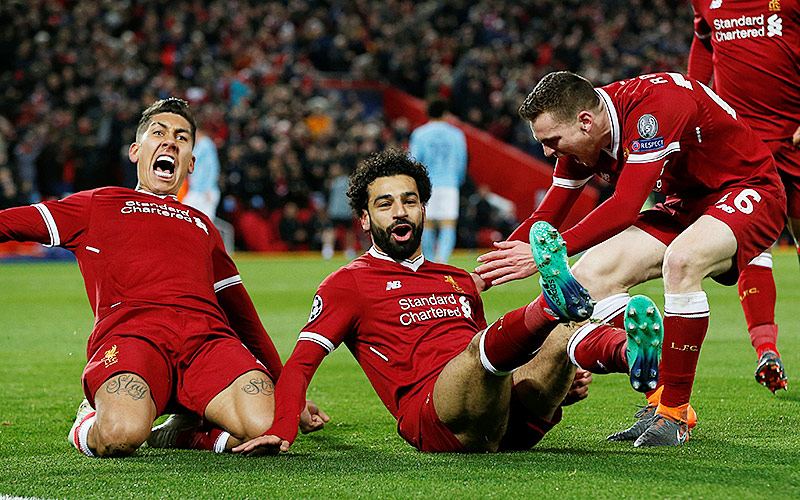Jubel von Mohamed Salah (Liverpool)