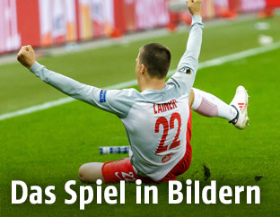 Spielszene Salzburg - Lazio
