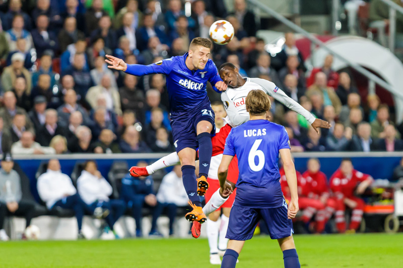 Spielszene Salzburg - Lazio