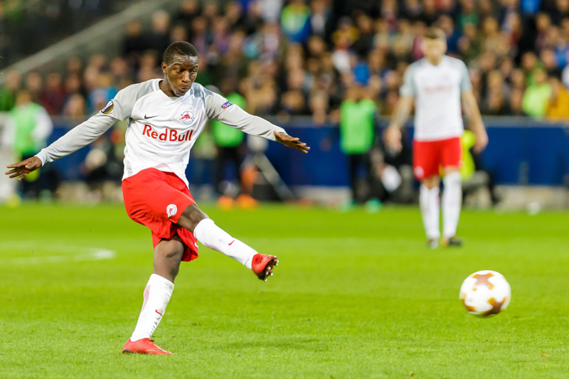 Spielszene Salzburg - Lazio