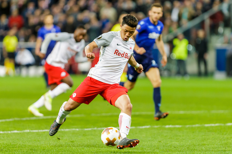 Spielszene Salzburg - Lazio