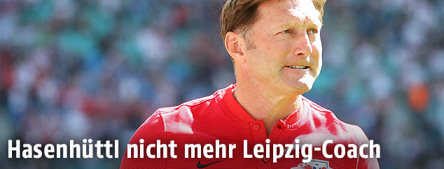 Ralph Hasenh&uuml;ttl (RB-Leipzig-Trainer)