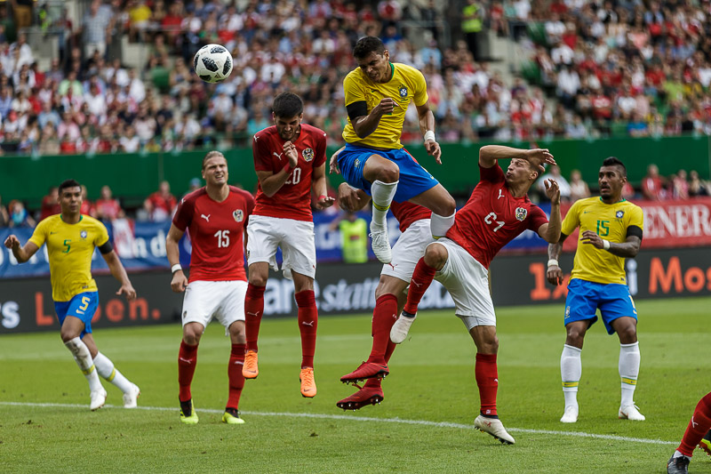 © ORF.at/Dominique Hammer Spielszene vom Länderspiel Österreich - Brasilien