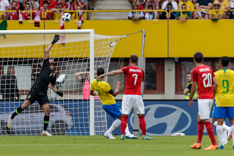 © ORF.at/Dominique Hammer Spielszene vom Länderspiel Österreich - Brasilien