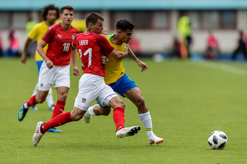 © ORF.at/Dominique Hammer Spielszene vom Länderspiel Österreich - Brasilien