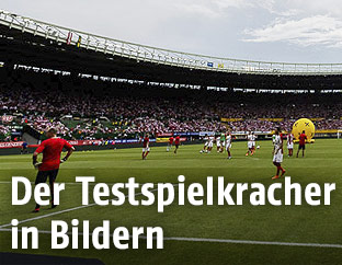 Spielszene vom Länderspiel Österreich - Brasilien