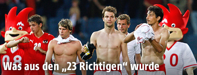 Österreichische Spieler bei der EM 2008