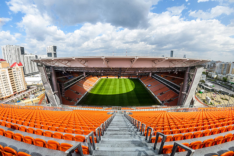 Die Ekaterinburg Arena in Yekaterinburg