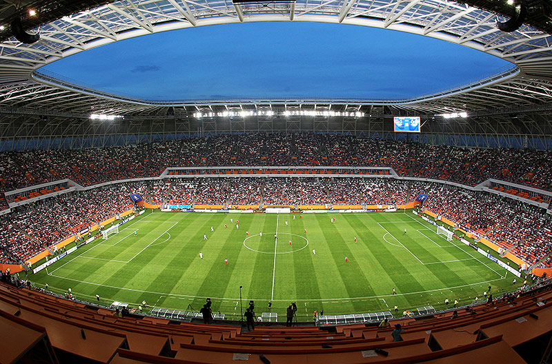 © AP/Julia Chestnova Die Mordovia Arena in Saransk