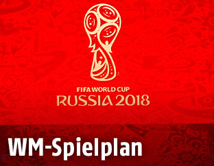 Logo der WM 2018 in Russland