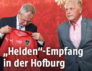 Bundespräsident Van der Bellen und Friedl Koncilia