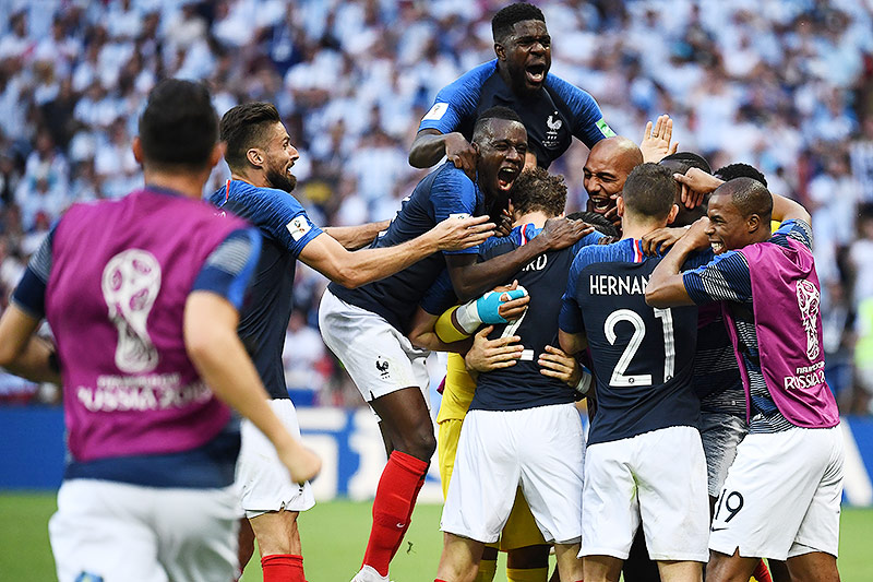 © APA/AFP/Franck Fife Franzosen jubeln