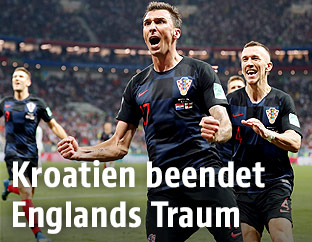 Mario Mandzukic jubelt nach Tor