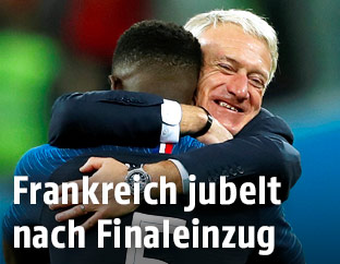 Freude und Jubel bei Frankreich