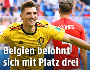 Thomas Meunier (Belgien) jubelt