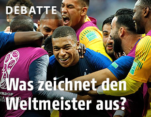Jubel der Franzosen