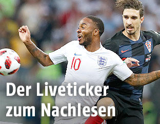 Raheem Sterling und Sime Vrsaljko