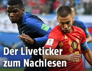 Eden Hazard gegen Paul Pogba