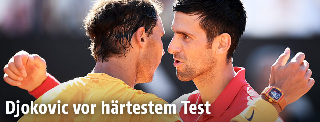 Rafael Nadal und Novak Djokovic