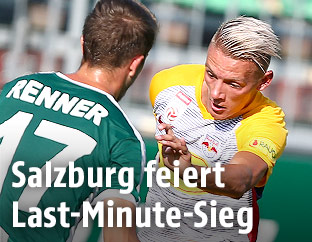 Rene Renner (SV Mattersburg) und Hannes Wolf (FC Red Bull Salzburg)