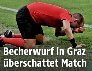 Verletzte Schiedsrichter-Assistent Fredrik Klyver