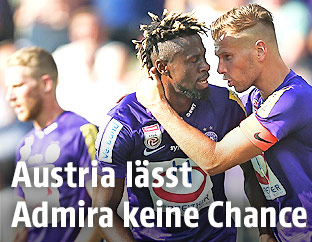 Osagie Edomwonyi (A.Wien) und Alexander Gruenwald (A.Wien)