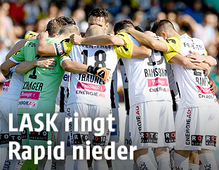Jubelndes LASK-Team