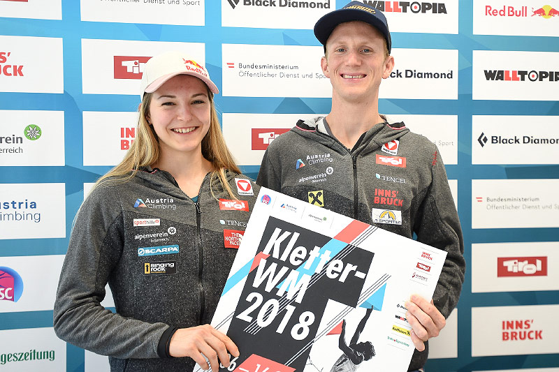 Jessica Pilz und Jakob Schubert