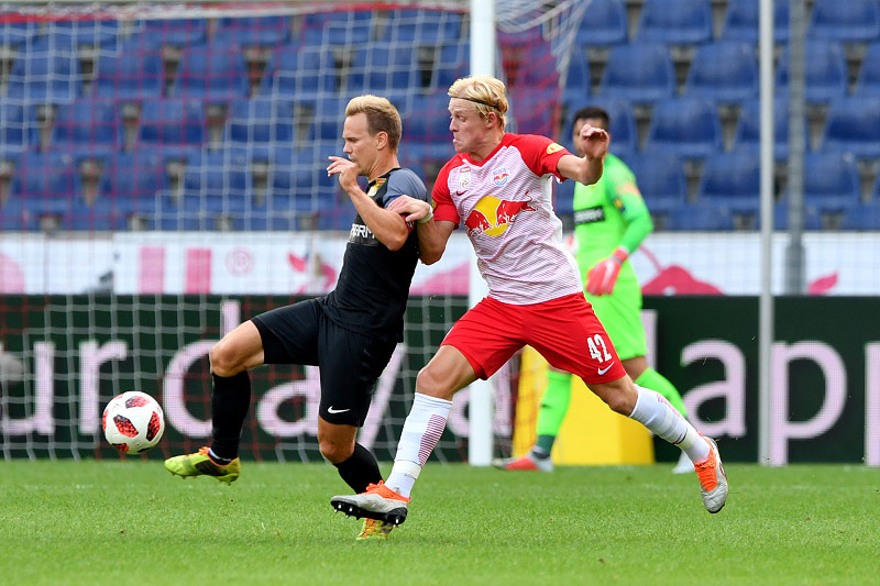 © GEPA/Florian Ertl Daniel Toth (Admira) und Xaver Schlager (RBS)