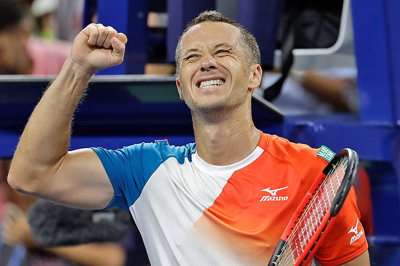 © AP/Mark Lennihan Deutscher Tennisspieler Phillip Kohlschreiber
